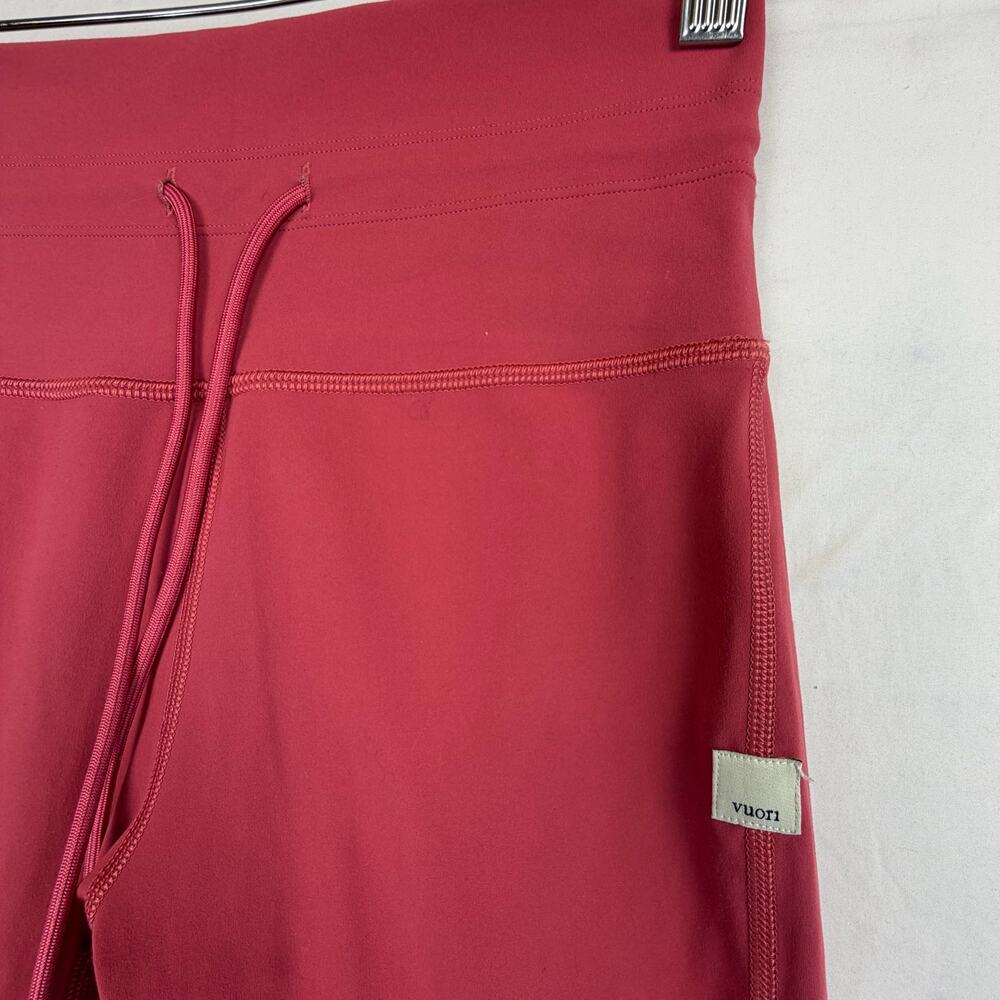 Vuori Daily Legging Red Rose Athletic Gym Tights Size Small $98 - Picture 3 of 6
